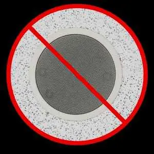 Audio bad idea #3 : Using ceiling speakers